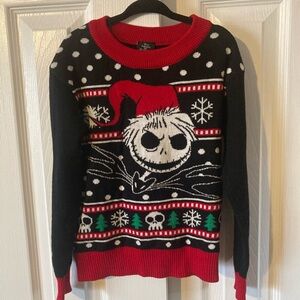 Boys Disney Tim Burton’s The Nightmare Before Christmas Jack Skellington Sweater